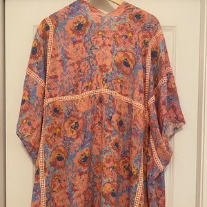 Melanie Lace Panel Kimono- Elizabeth Gillett